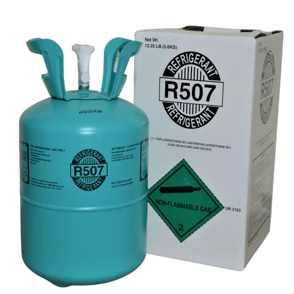 Gas Refrigerante R507 650 g, 5,6 kg y 11,3 kg